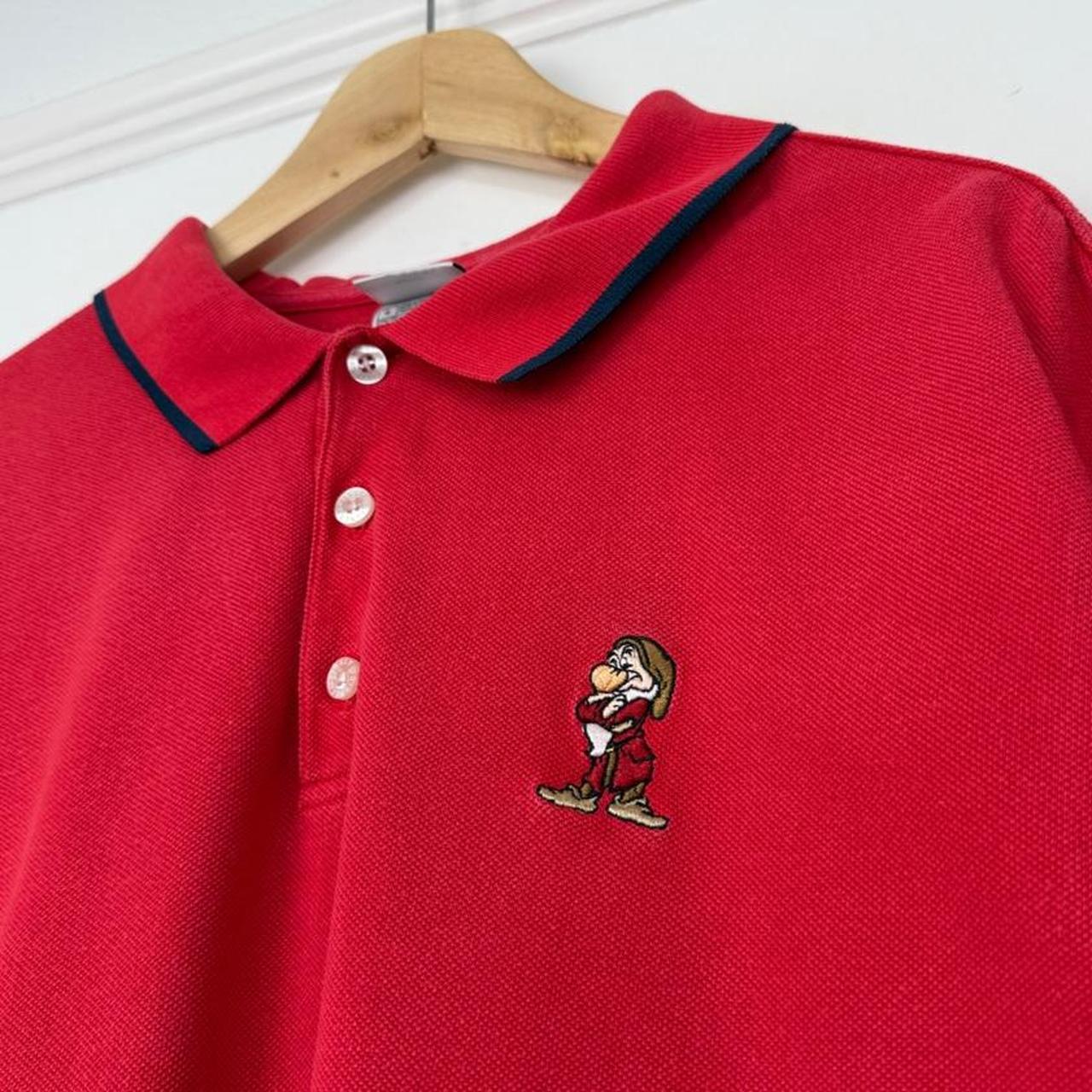Vintage 00s Grumpy Embroidered Disney Store Polo Shirt (L)