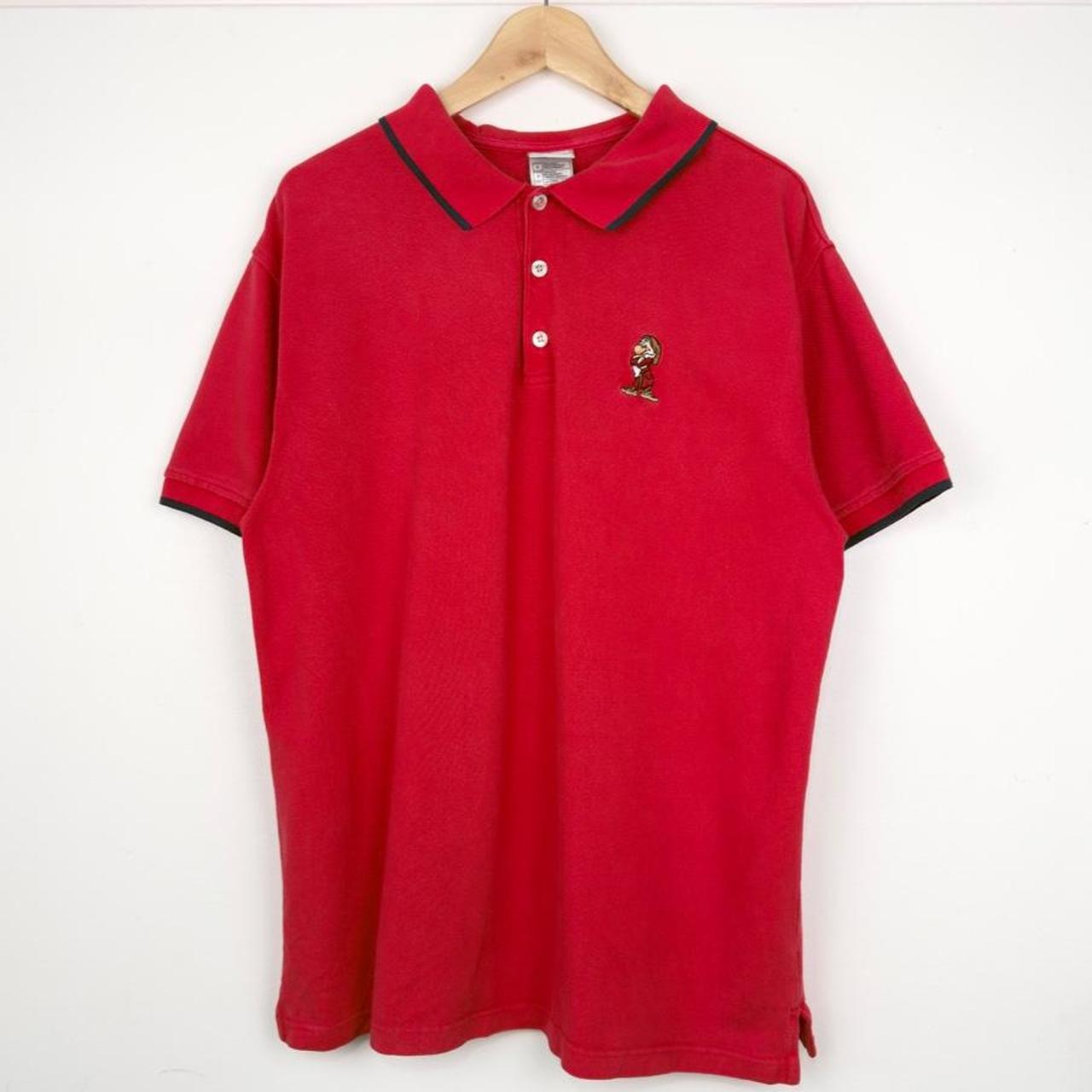 Vintage 00s Grumpy Embroidered Disney Store Polo Shirt (L)