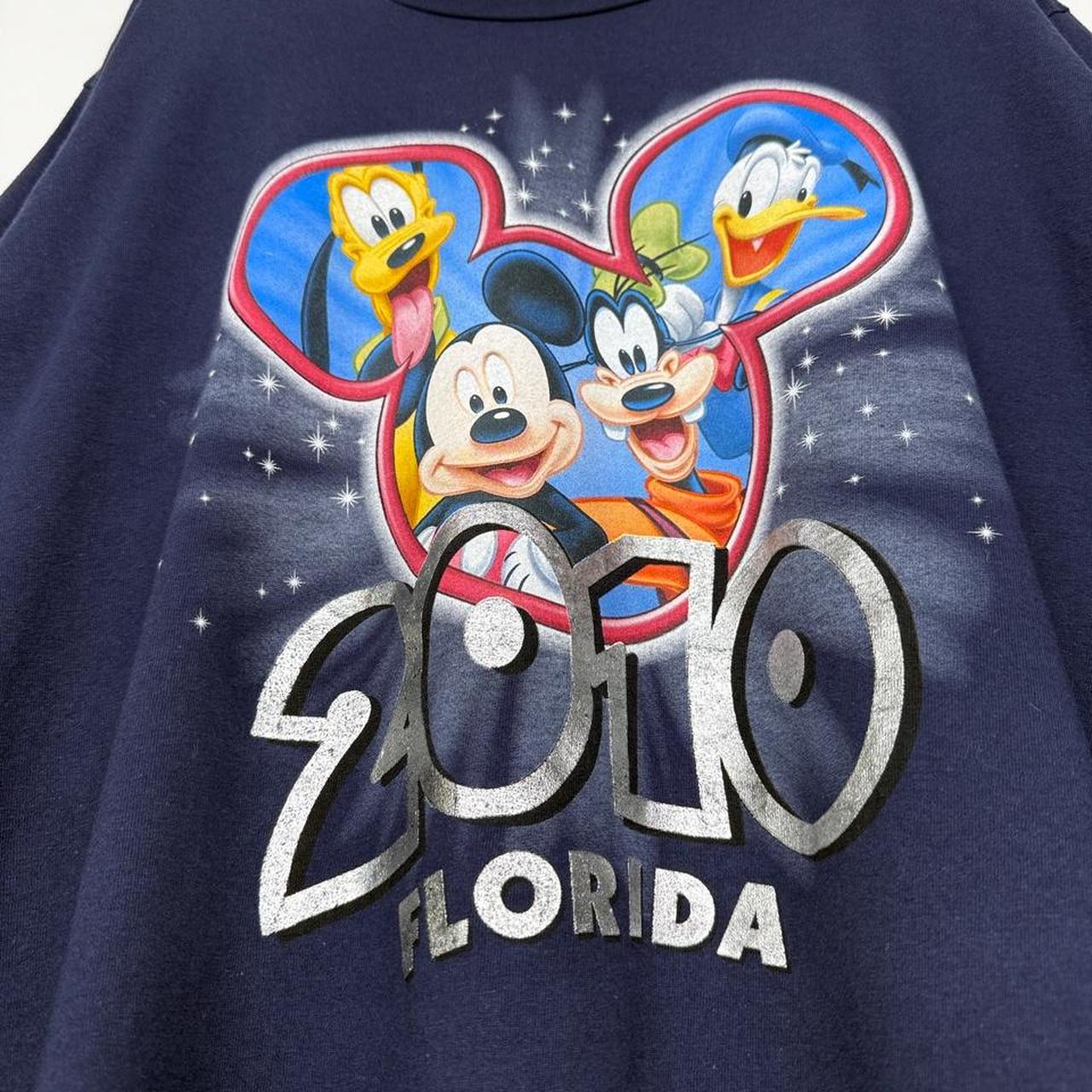 Mickey & Friends Florida 2010 Navy Blue T Shirt (XXL/XXXL)