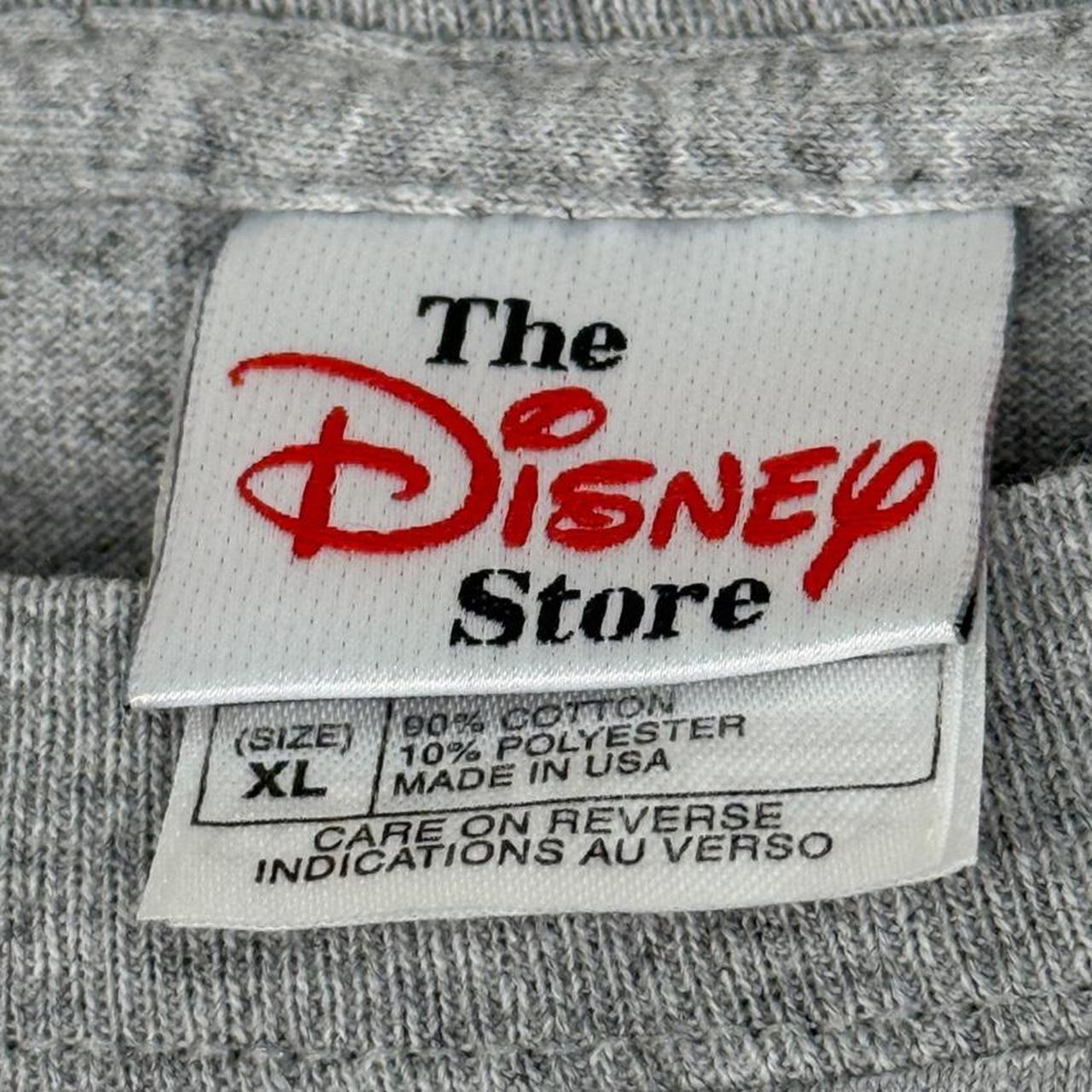 Vintage 2000 Mickey Mouse Millennium Disney Store Grey T Shirt (XL)