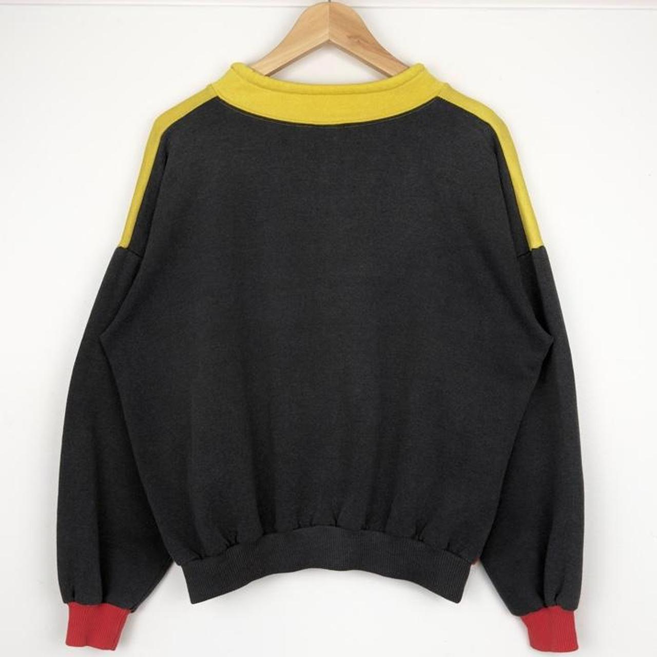 Vintage 90s Mickey Mouse Colour Block Quarter Zip (S/M)