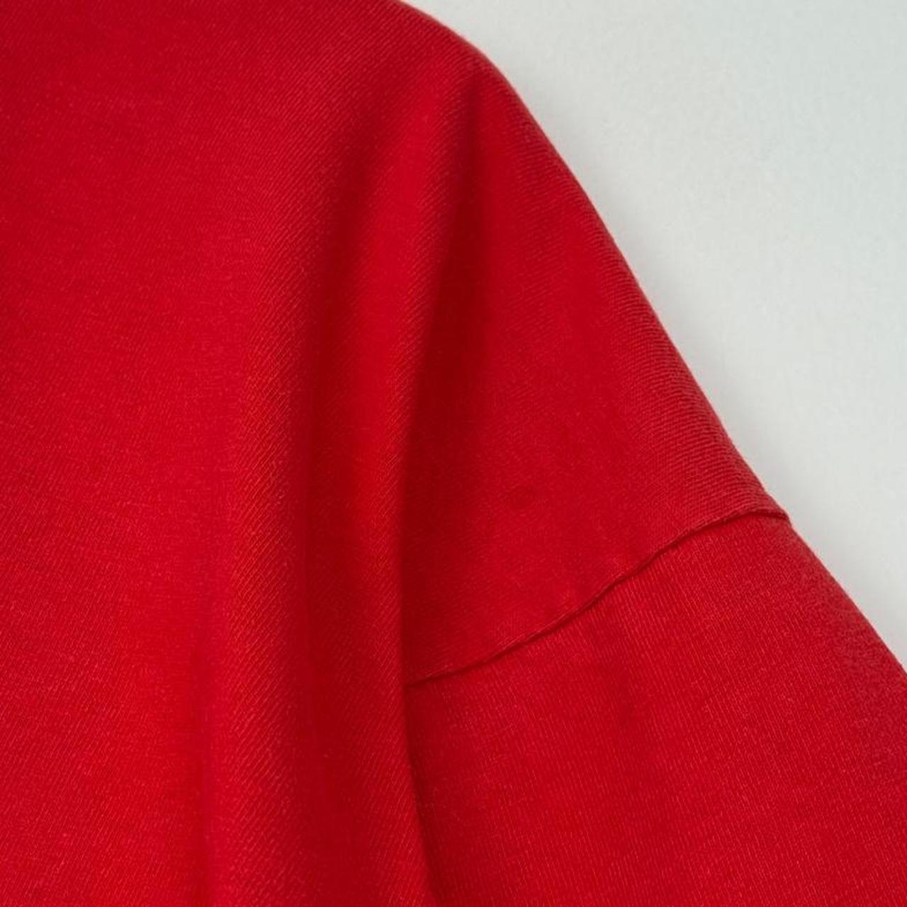 Vintage 90s Mickey Mouse Shadow Red T Shirt (L/XL)