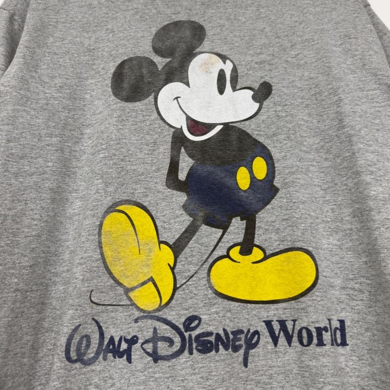 Vintage 90s Mickey Mouse Walt Disney World Ringer T Shirt (L)