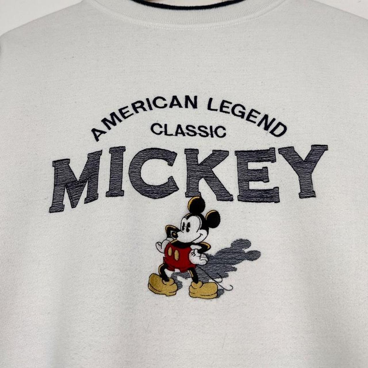 Vintage 90s Mickey American Legend Embroidered Sweatshirt (M/L)