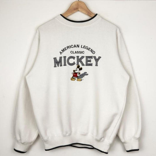 Vintage 90s Mickey American Legend Embroidered Sweatshirt (M/L)