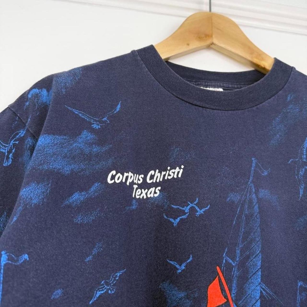 Vintage 90s Mickey & Goofy Sailing Navy Blue T Shirt (L)