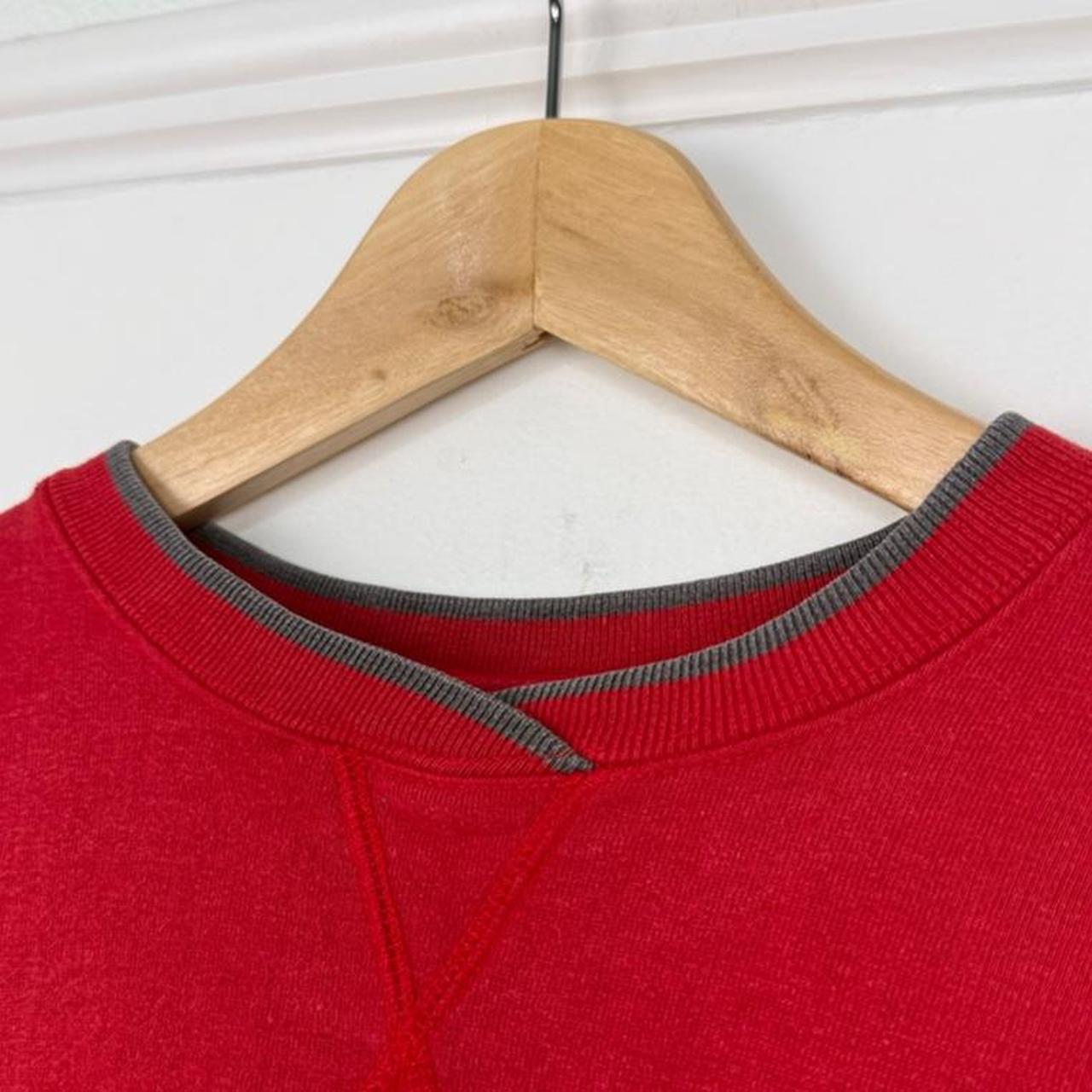 Vintage 90s Mickey Mouse Embroidered Red Sweatshirt (L/XL)