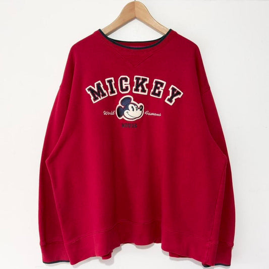 Vintage Mickey Spell Out Disneyland 00s Sweatshirt (XL)