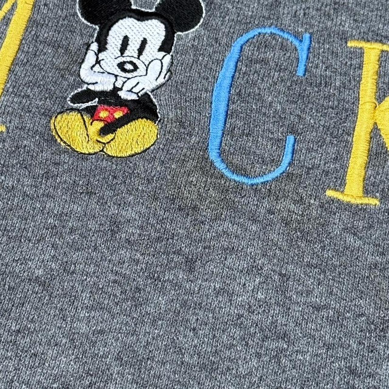 Vintage Mickey Spell Out 90s Sweatshirt (L)