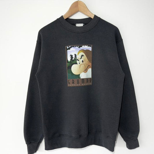 Vintage Disney Happily Grumpy 00s Sweatshirt (S)