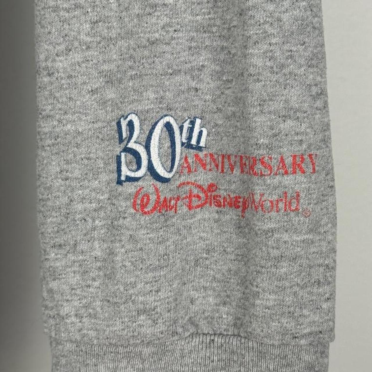 Vintage 2001 Walt Disney World 30th Anniversary Grey Long Sleeve (M)