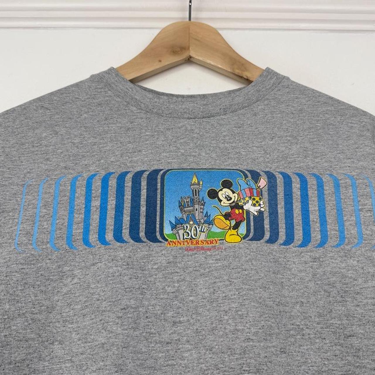 Vintage 2001 Walt Disney World 30th Anniversary Grey Long Sleeve (M)