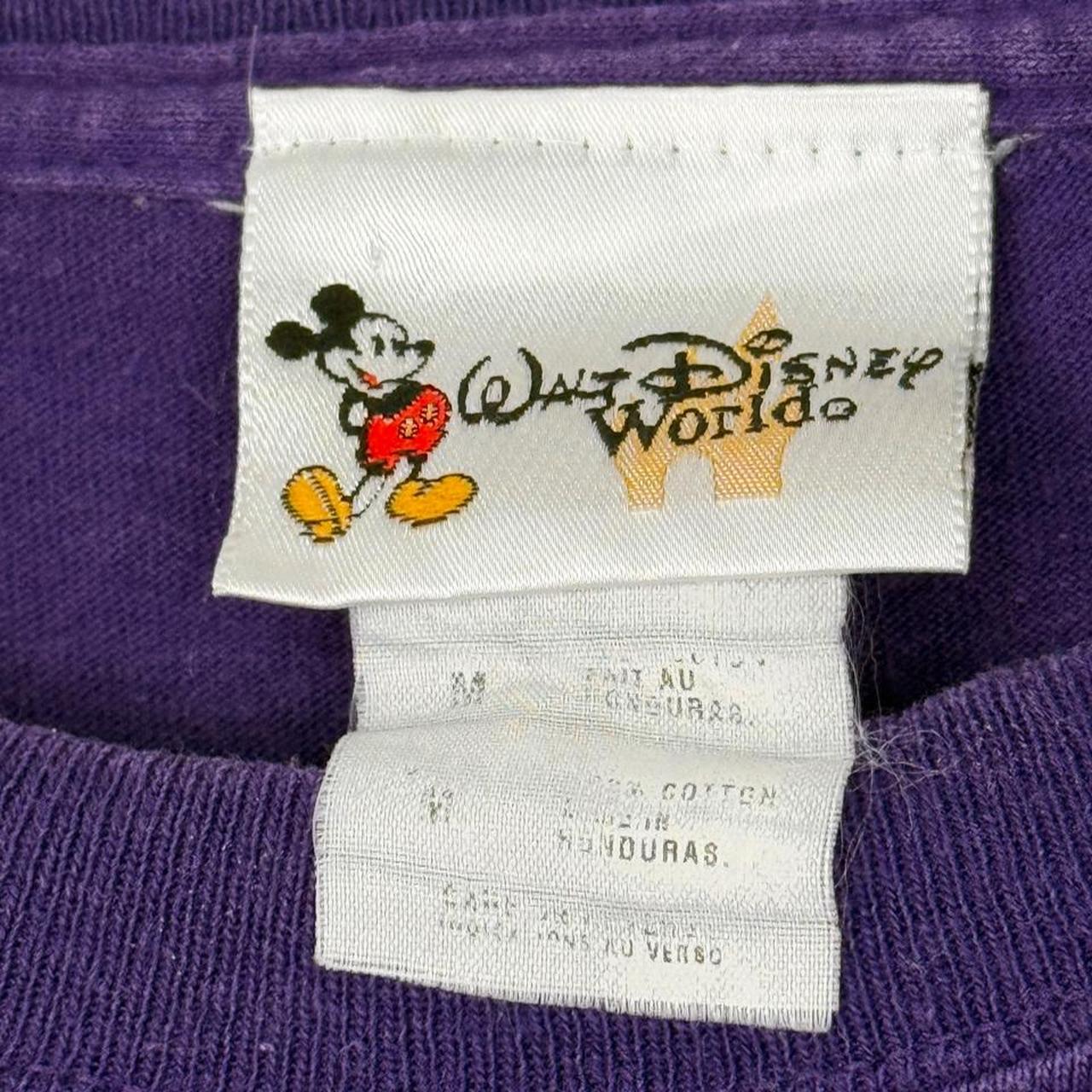 Vintage 00s Tinker Bell Mood Change Disney World Purple T Shirt (M)