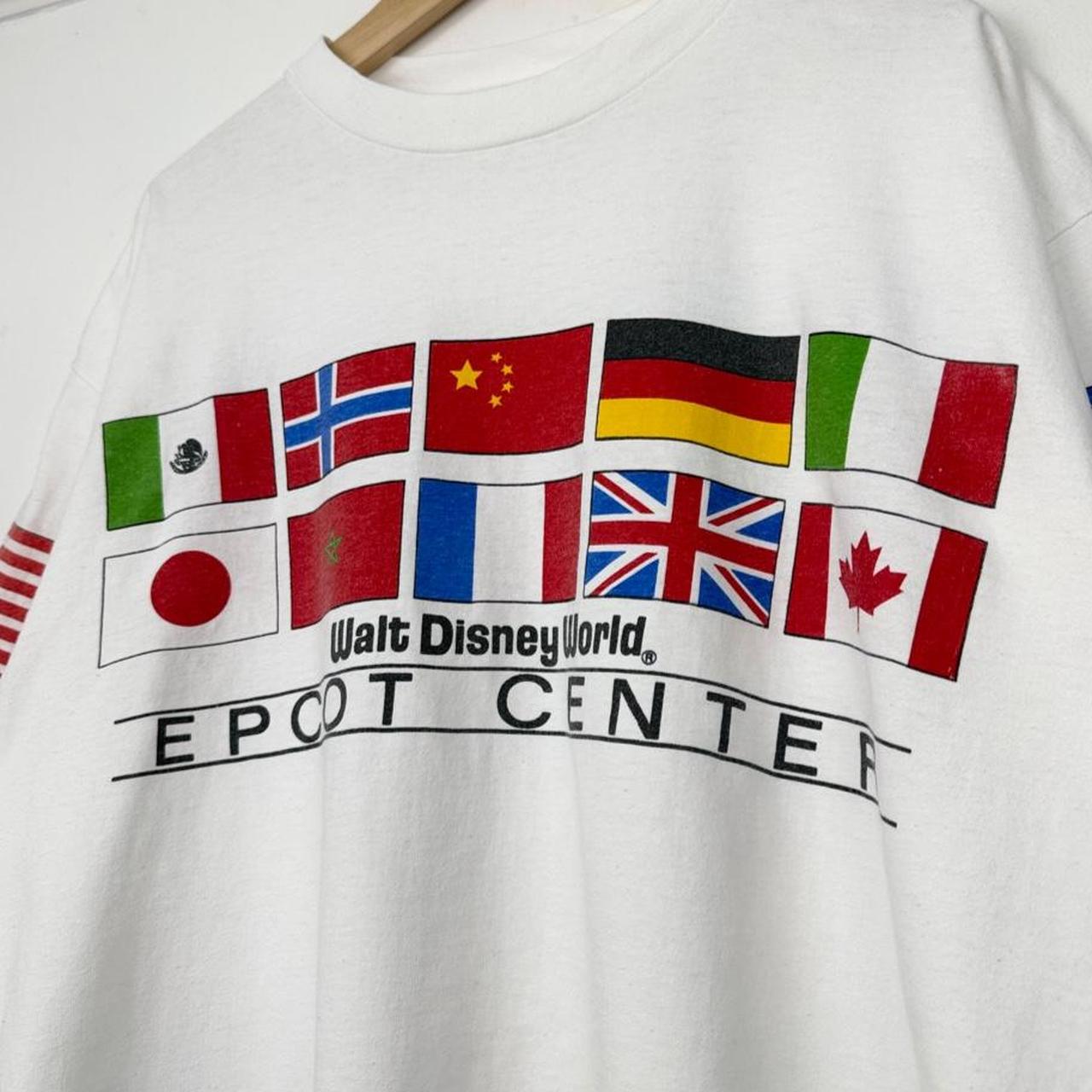 Vintage 90s Epcot Center Walt Disney World White T Shirt (24.25 x 24.5, Boxy M/L)