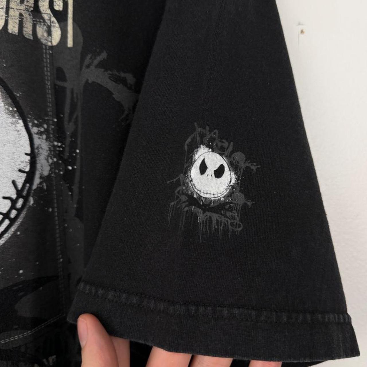 Vintage 00s Jack Skellington The Nightmare Before Christmas Black T Shirt (XL)