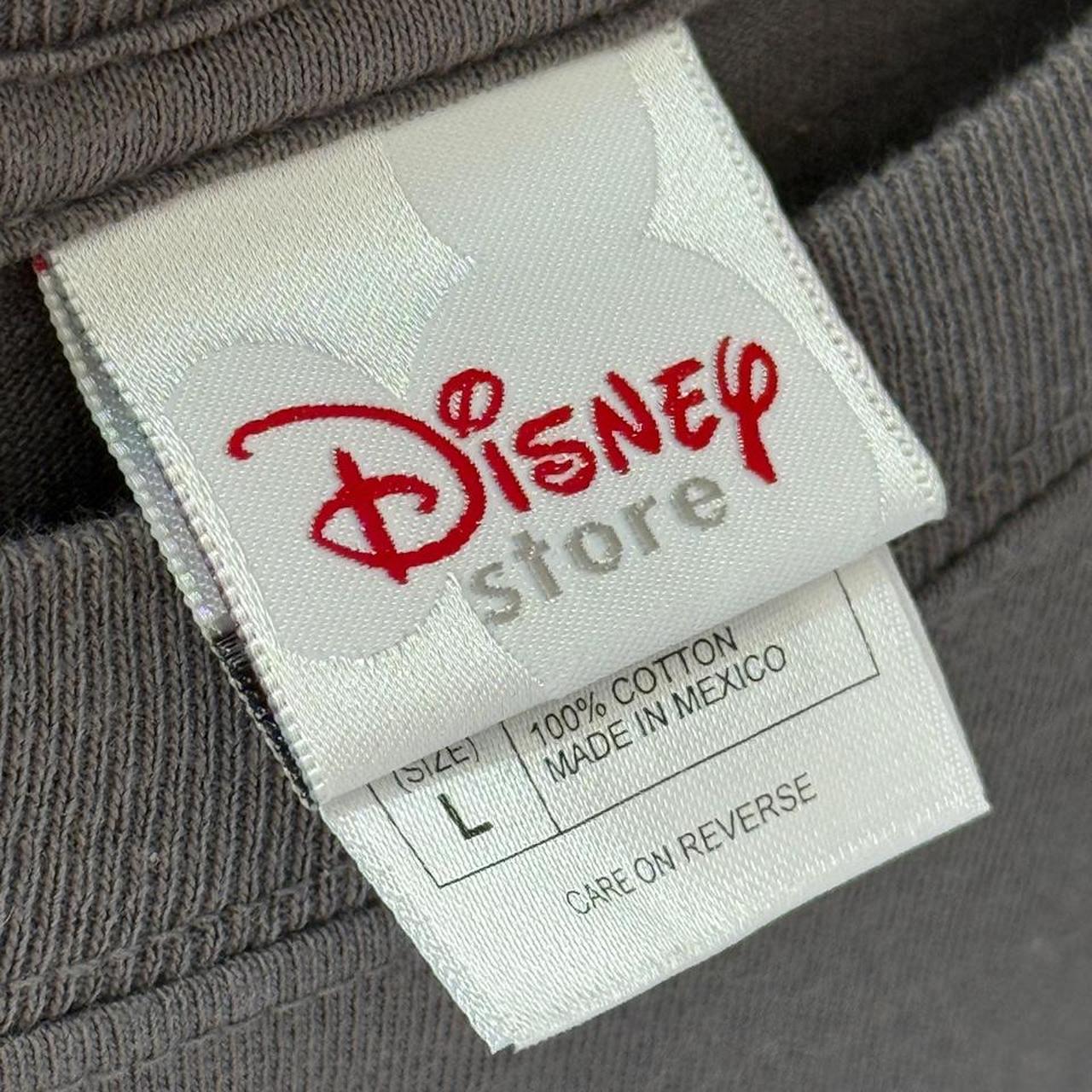 Vintage 00s University of Stitch Disney Store Grey T Shirt (L)