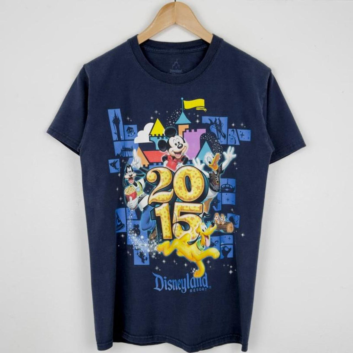 Disneyland Resort 2015 Navy Blue T Shirt (S)