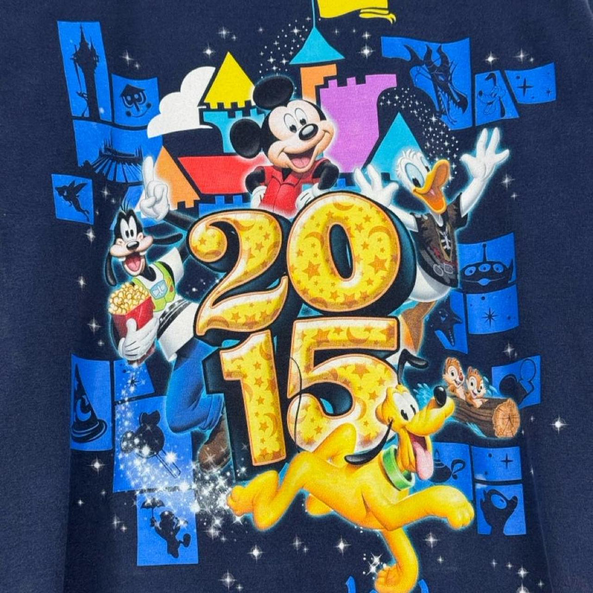 Disneyland Resort 2015 Navy Blue T Shirt (S)