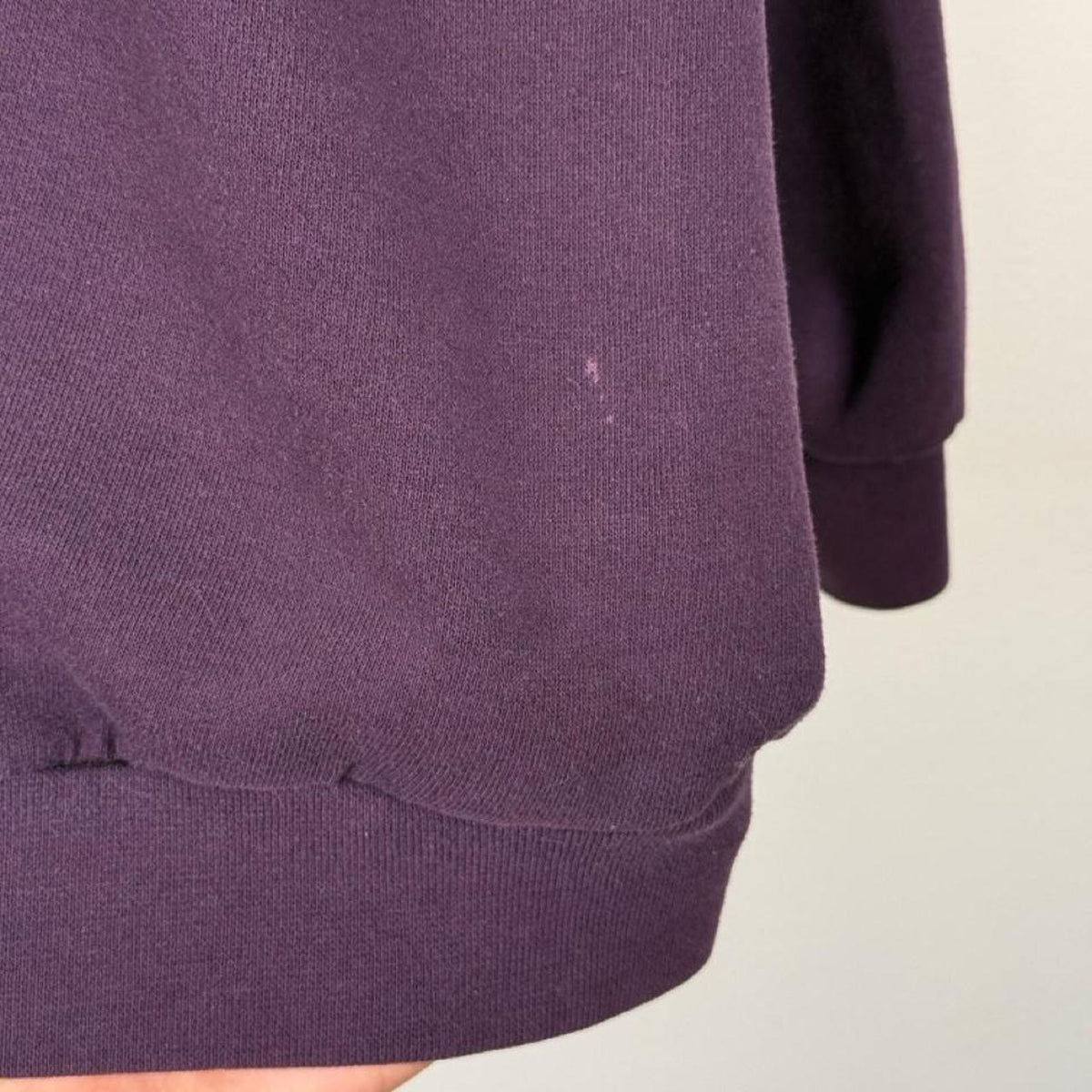 Vintage 90s Walt Disney World Spell Out Purple Sweatshirt (XL)