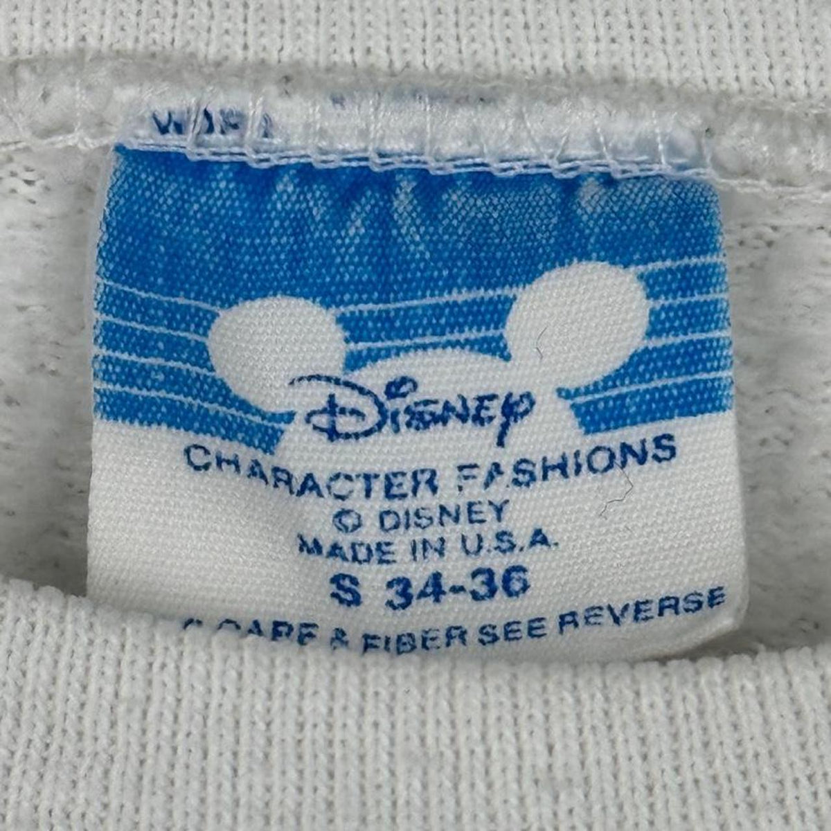 Vintage 90s Mickey Mouse Classic White Sweatshirt (XS)