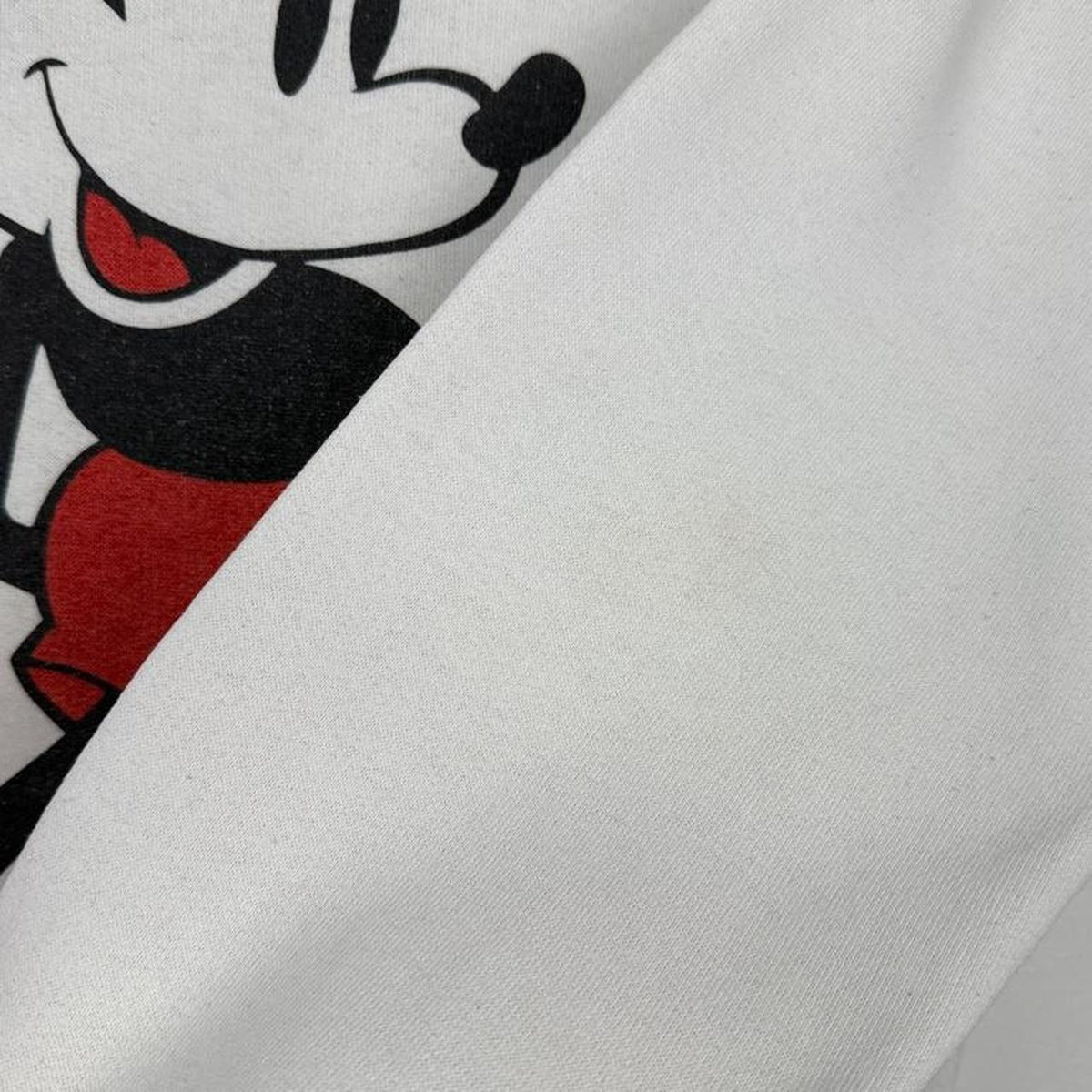 Vintage 90s Mickey Mouse Classic White Sweatshirt (XS)