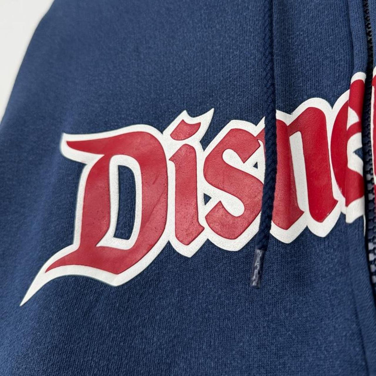 Vintage 00s Disneyland Zip Up Navy Hoodie (M)