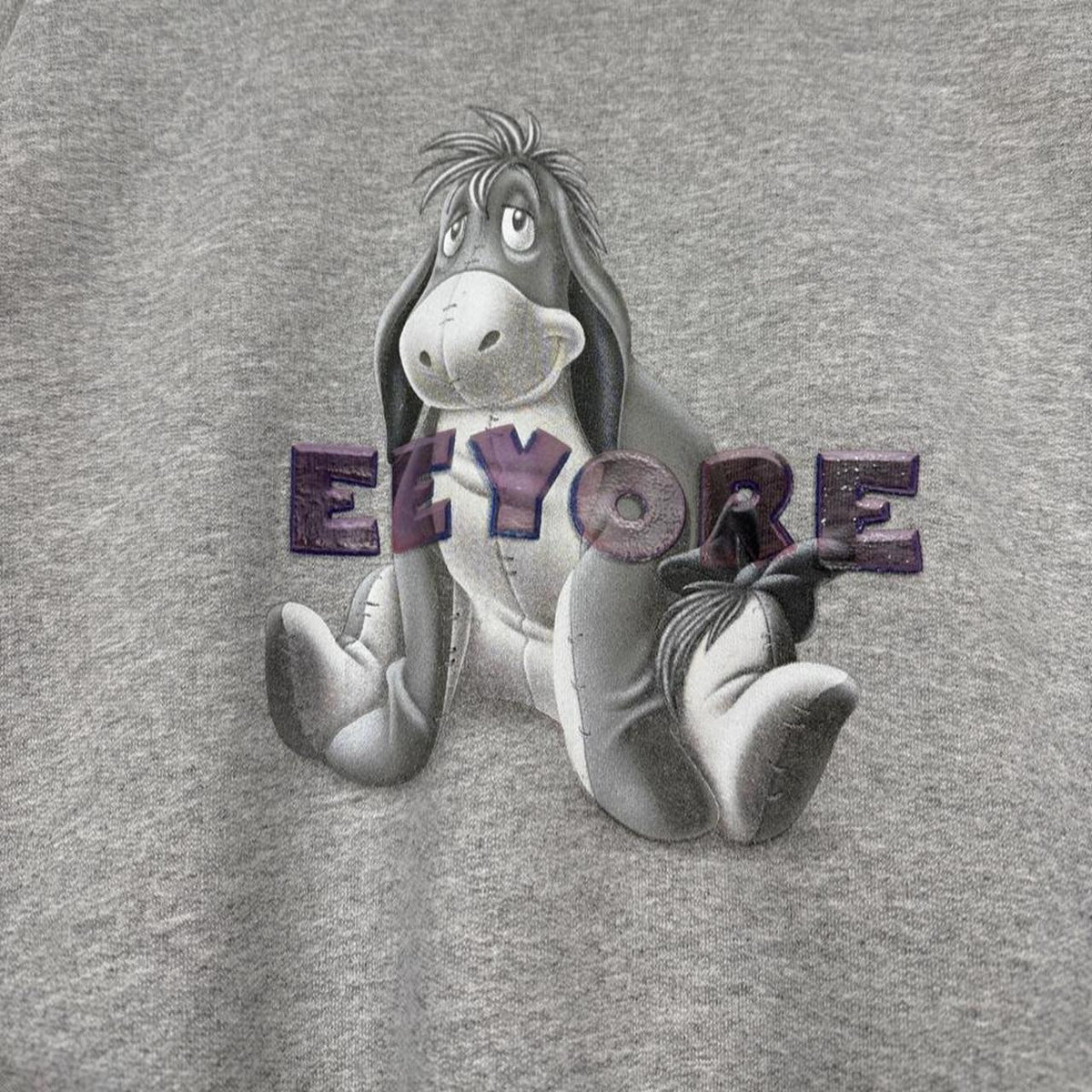 Vintage 00s Eeyore Disney Store Grey Sweatshirt (S)