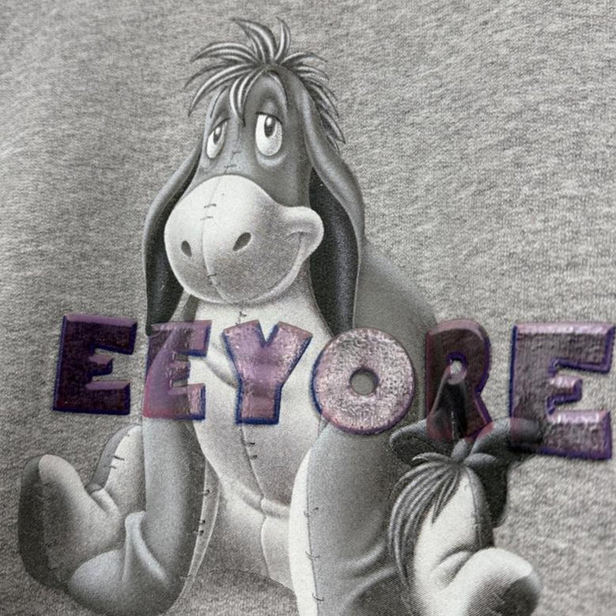 Vintage 00s Eeyore Disney Store Grey Sweatshirt (S)