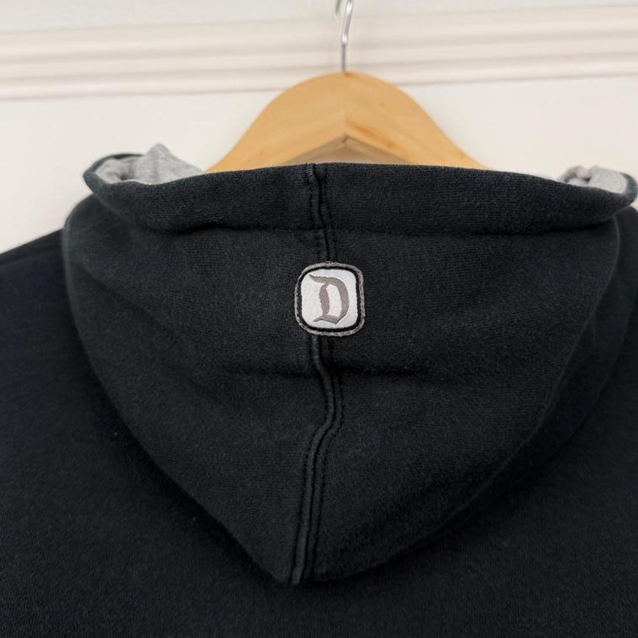 Vintage 00s Grumpy Disneyland Embroidered Black Hoodie (S)