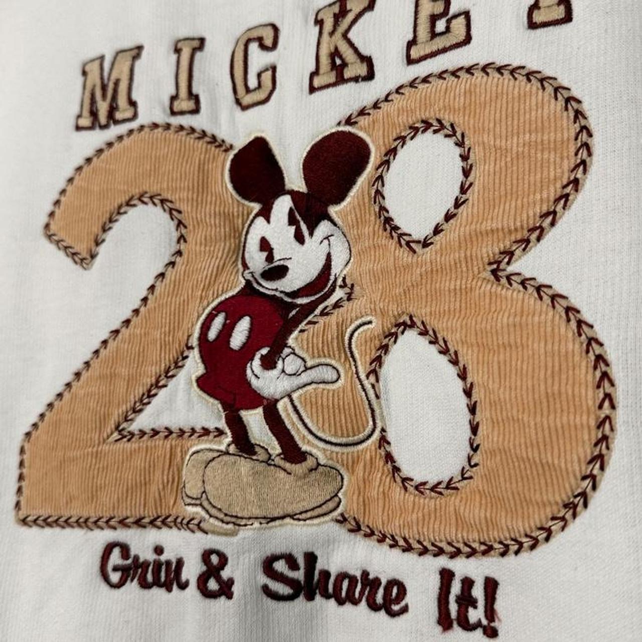 Mickey Grin & Share it! Disney 2000s Sweatshirt (M)