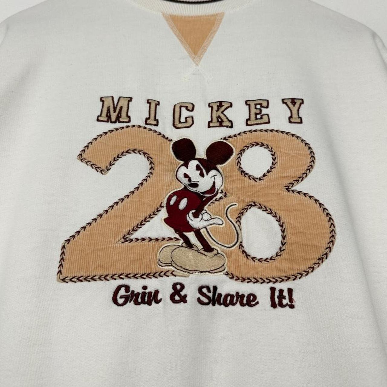 Mickey Grin & Share it! Disney 2000s Sweatshirt (M)
