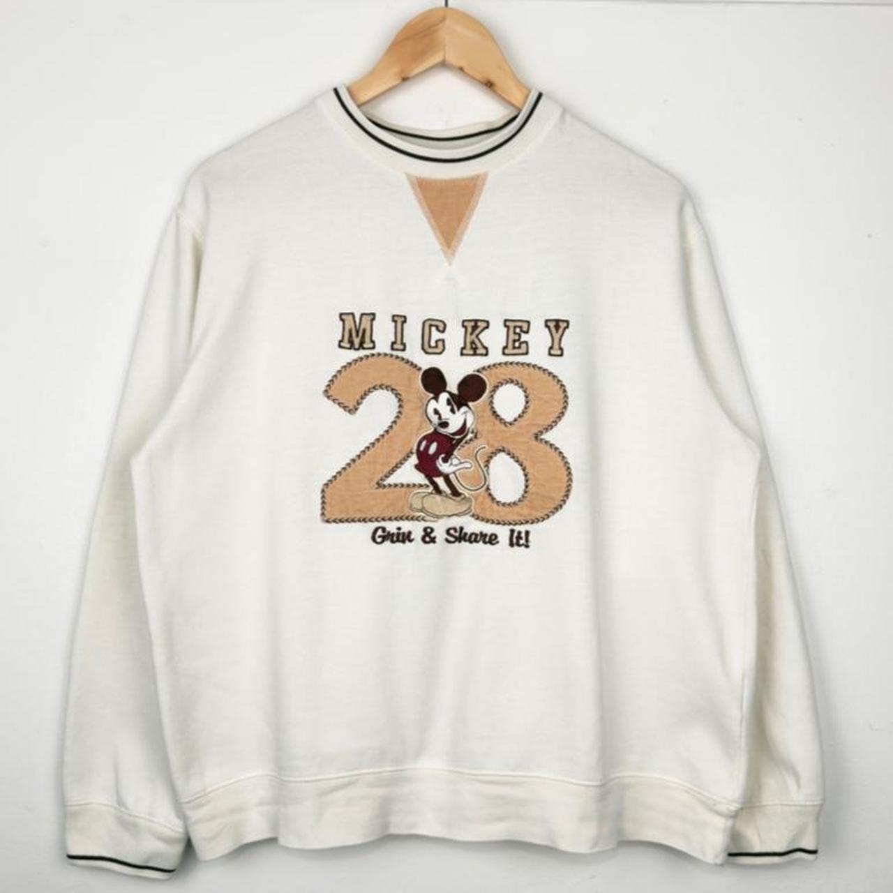 Mickey Grin & Share it! Disney 2000s Sweatshirt (M)