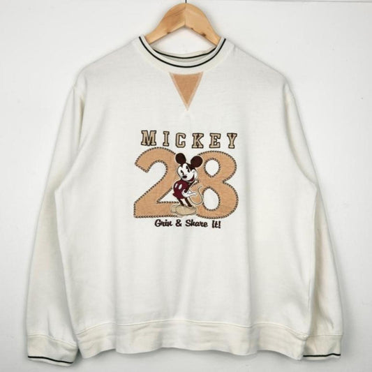 Mickey Grin & Share it! Disney 2000s Sweatshirt (M)