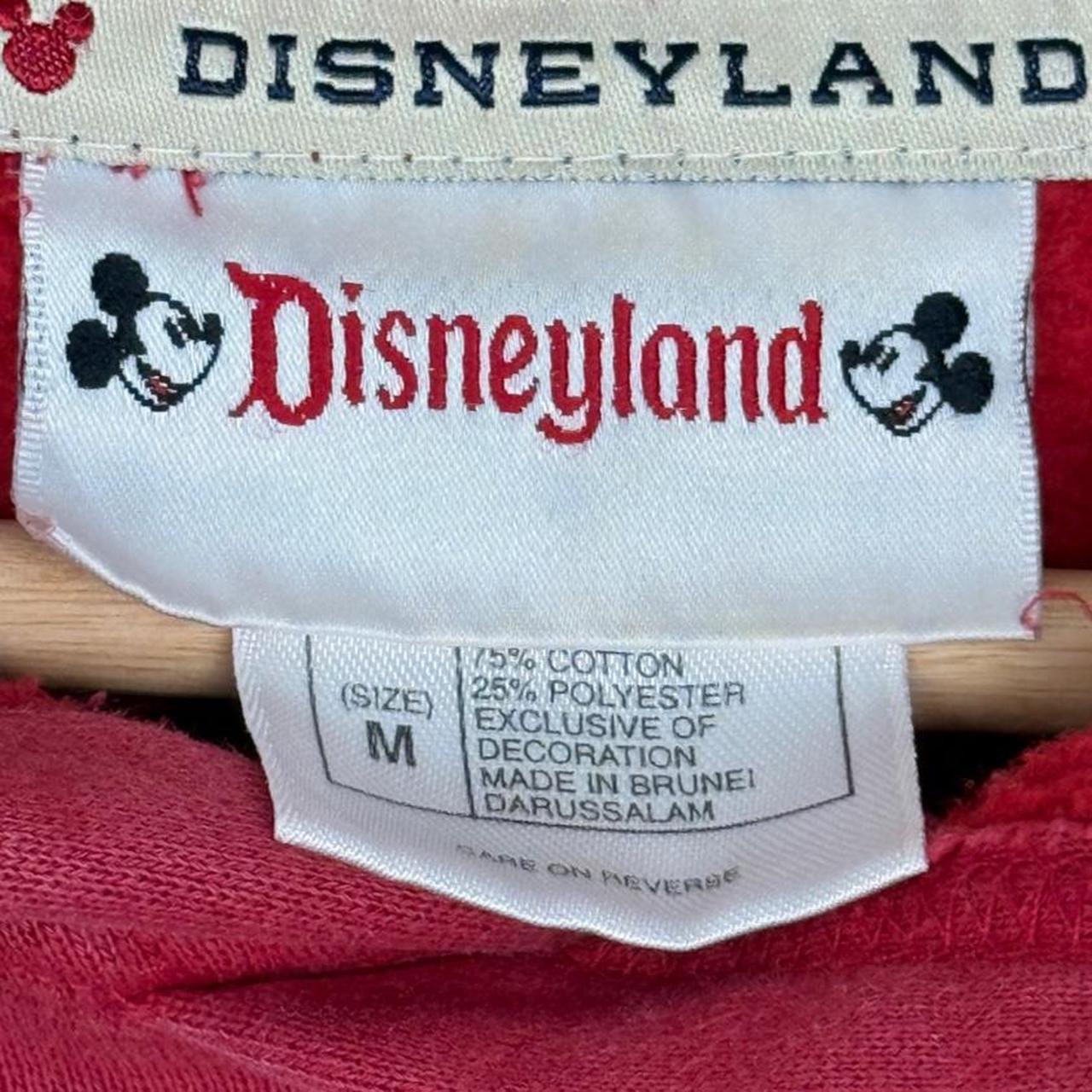 Vintage 00s Disneyland 1955 Embroidered Red Hoodie (M)
