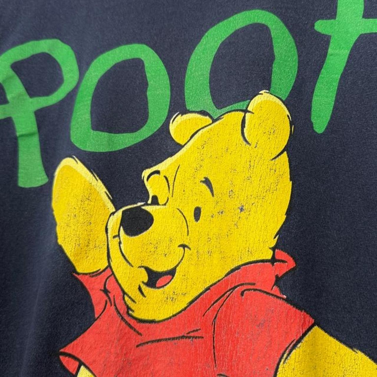 Vintage 90s Winnie The Pooh Navy Blue T Shirt (M)
