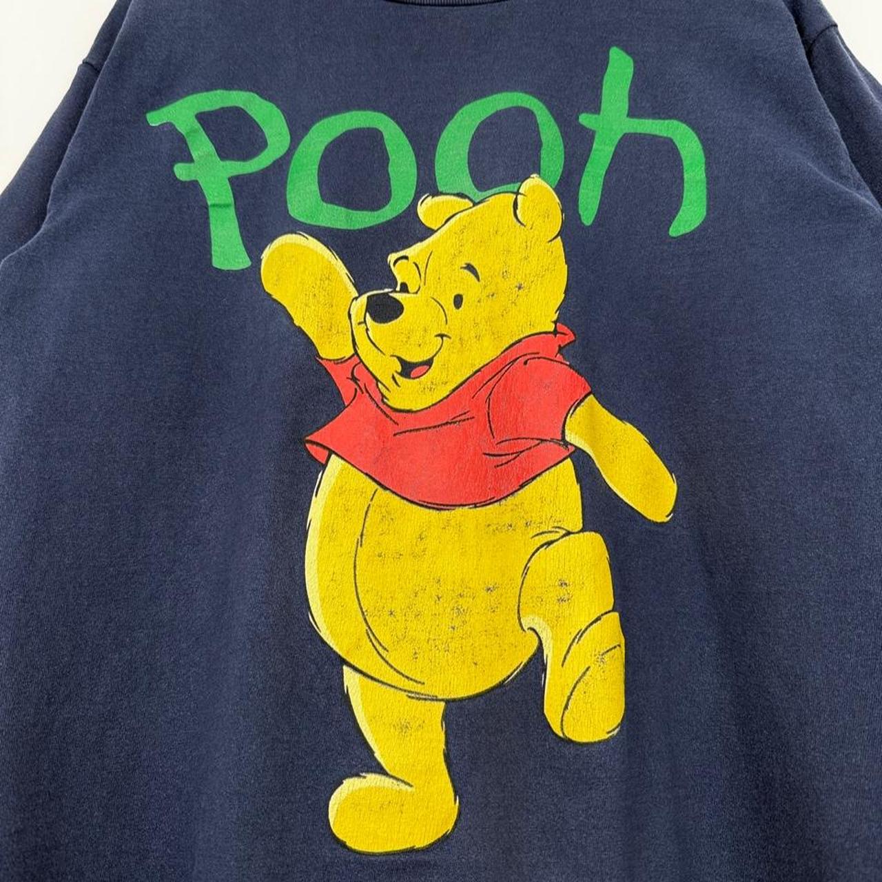 Vintage 90s Winnie The Pooh Navy Blue T Shirt (M)