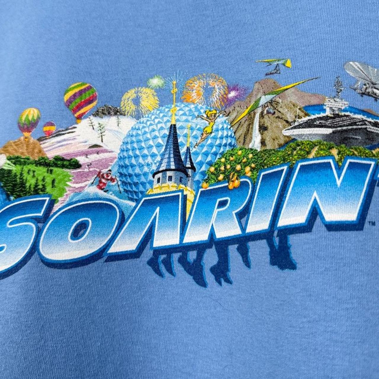 Soarin' Epcot Walt Disney World 2000s Light Blue T Shirt (XL)