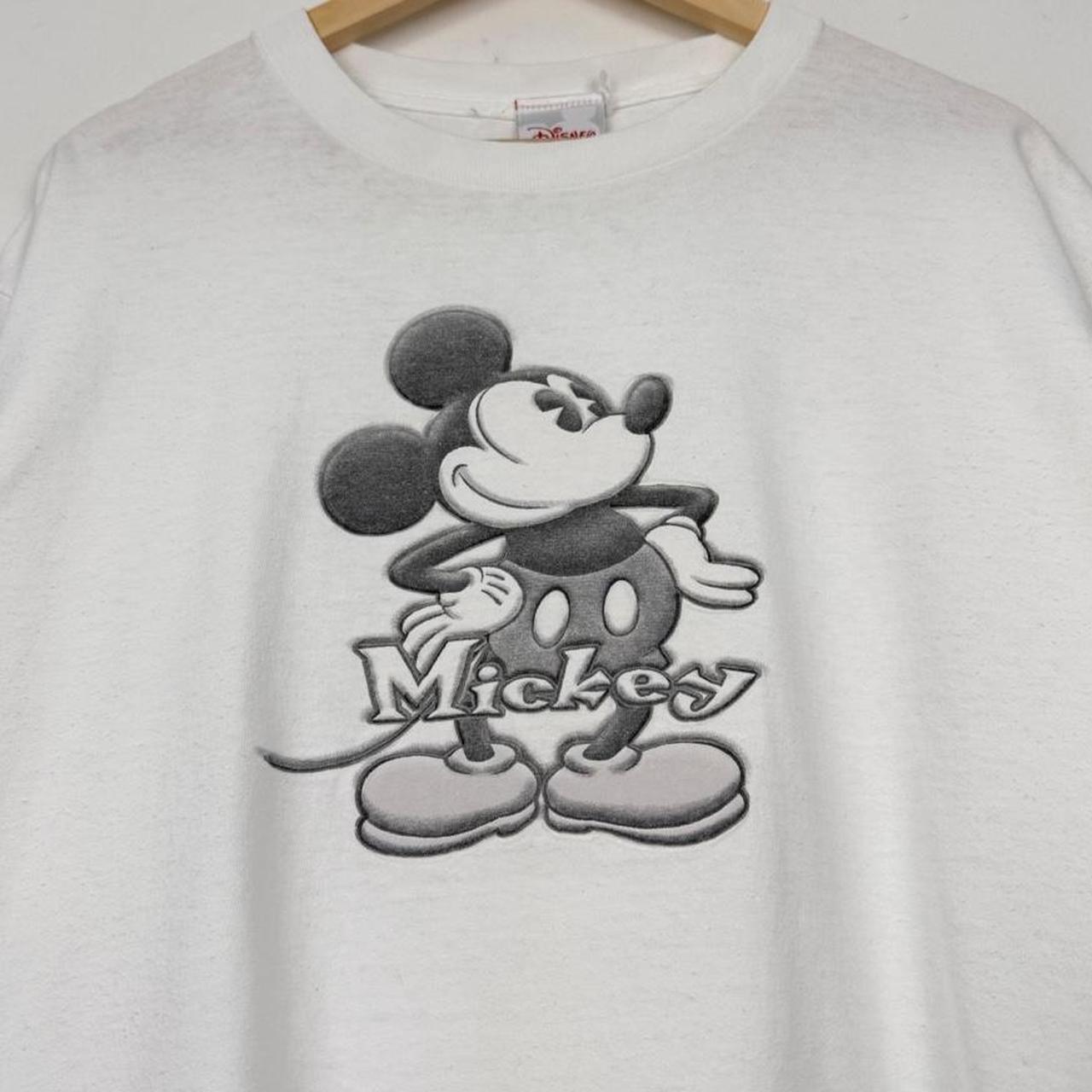 Vintage 00s Mickey Mouse Disney Store White T Shirt (L)
