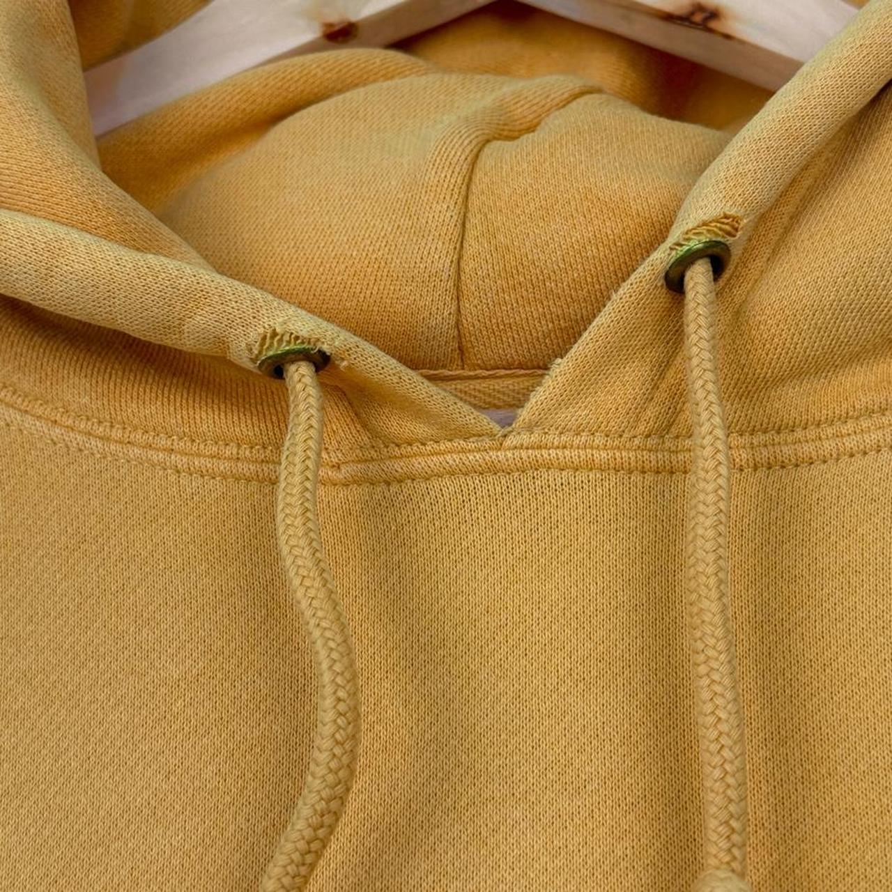 Disneyland Mickey Mouse Spell Out 2000s Mustard Hoodie (L)