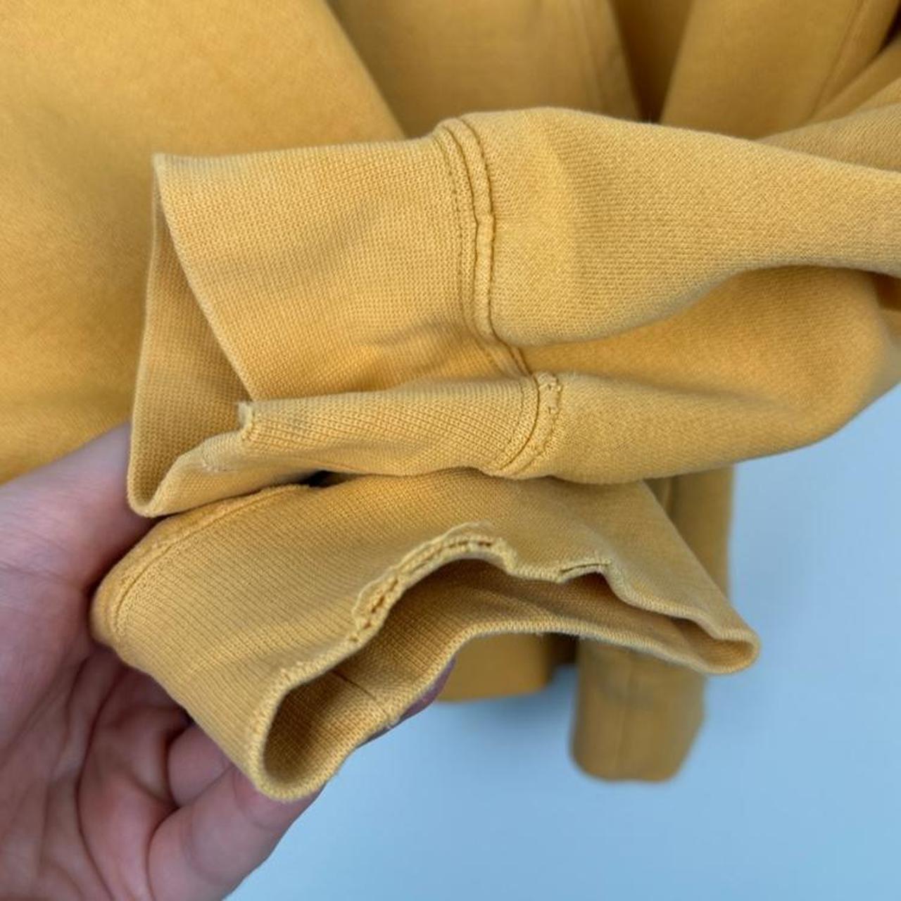 Disneyland Mickey Mouse Spell Out 2000s Mustard Hoodie (L)