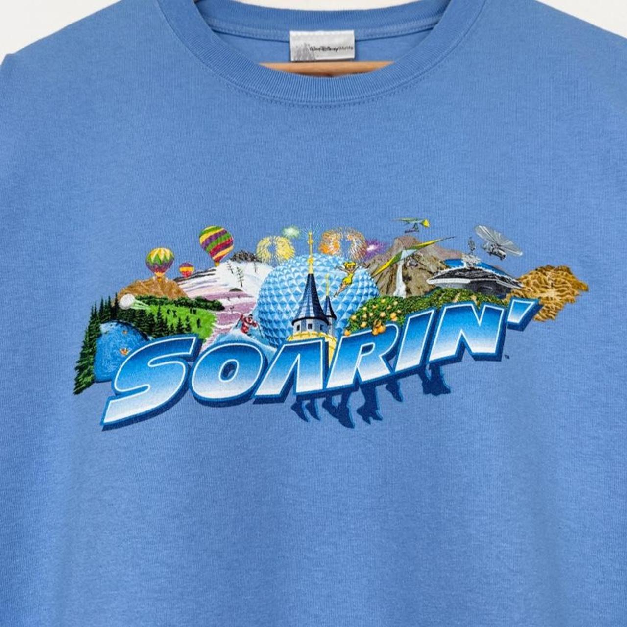Soarin' Epcot Walt Disney World 2000s Light Blue T Shirt (XL)