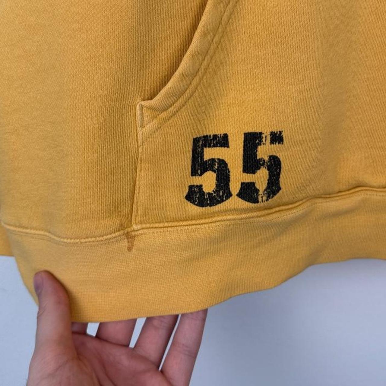 Disneyland Mickey Mouse Spell Out 2000s Mustard Hoodie (L)