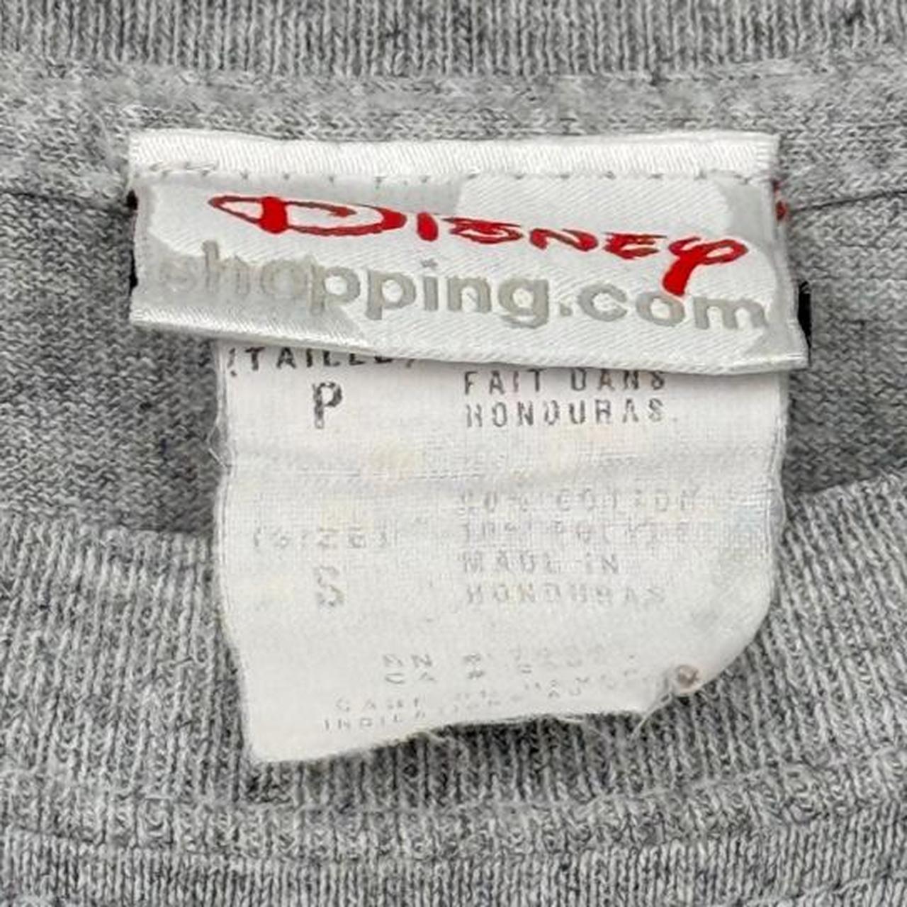 Vintage 00s Disney Spell Out Grey T Shirt (S)