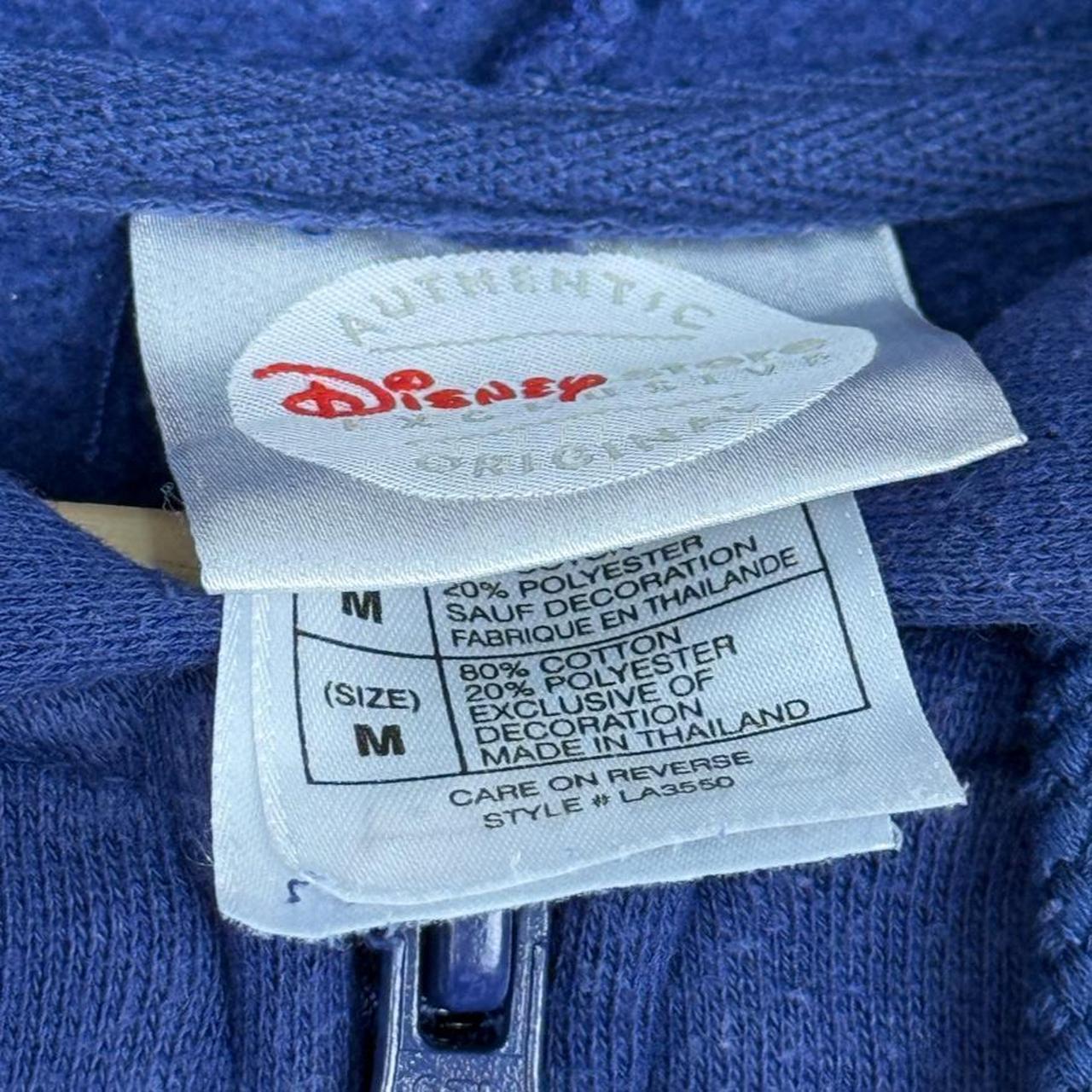Vintage 00s Mickey Mouse Spell Out Disney Store Zip Up Hoodie (M)