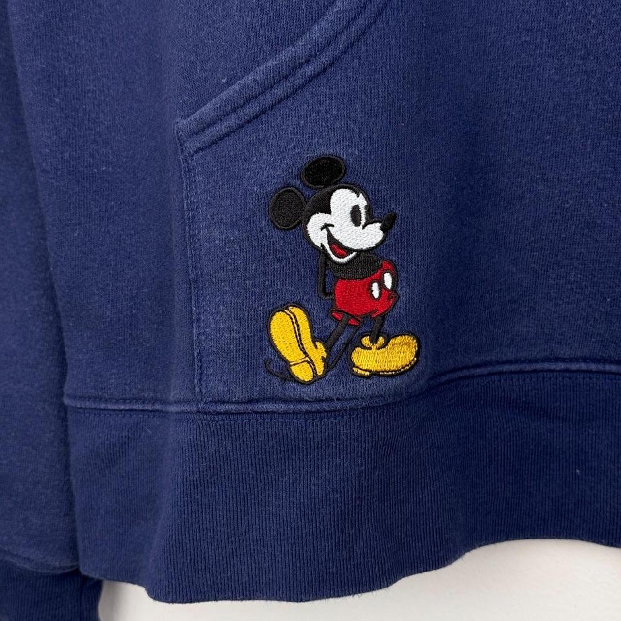 Vintage 00s Mickey Mouse Spell Out Disney Store Zip Up Hoodie (M)