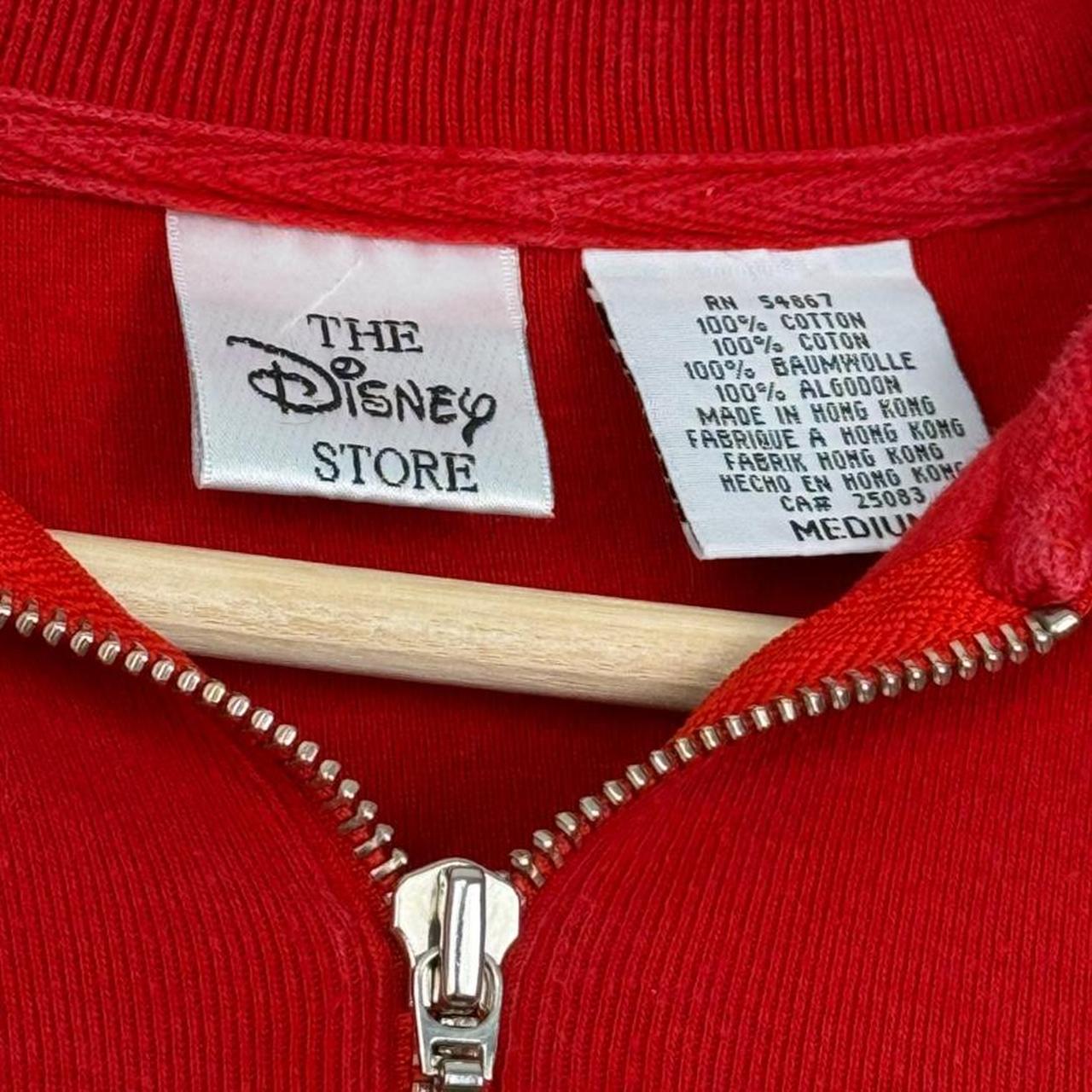 Vintage 90s Mickey Mouse Embroidered Disney Store Quarter Zip (M)