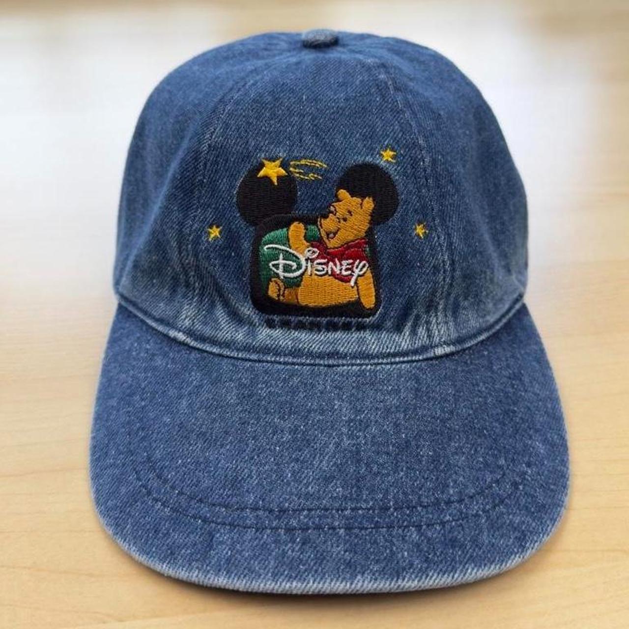 Vintage 90s Disney Channel Winnie the Pooh Denim Cap (Youth)