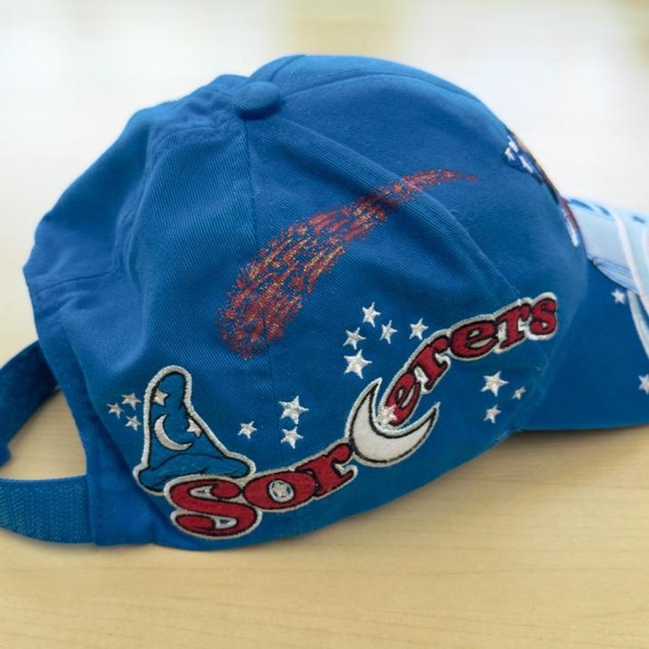 Vintage 00s Sorcerer Mickey Walt Disney World Autographed Blue Cap (Youth)