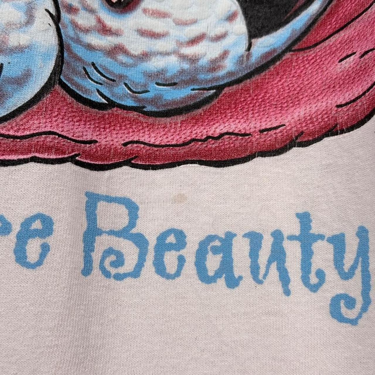 Vintage 00s Minnie Mouse Beauty Sleep Pale Pink Sleepwear T Shirt (One Size)