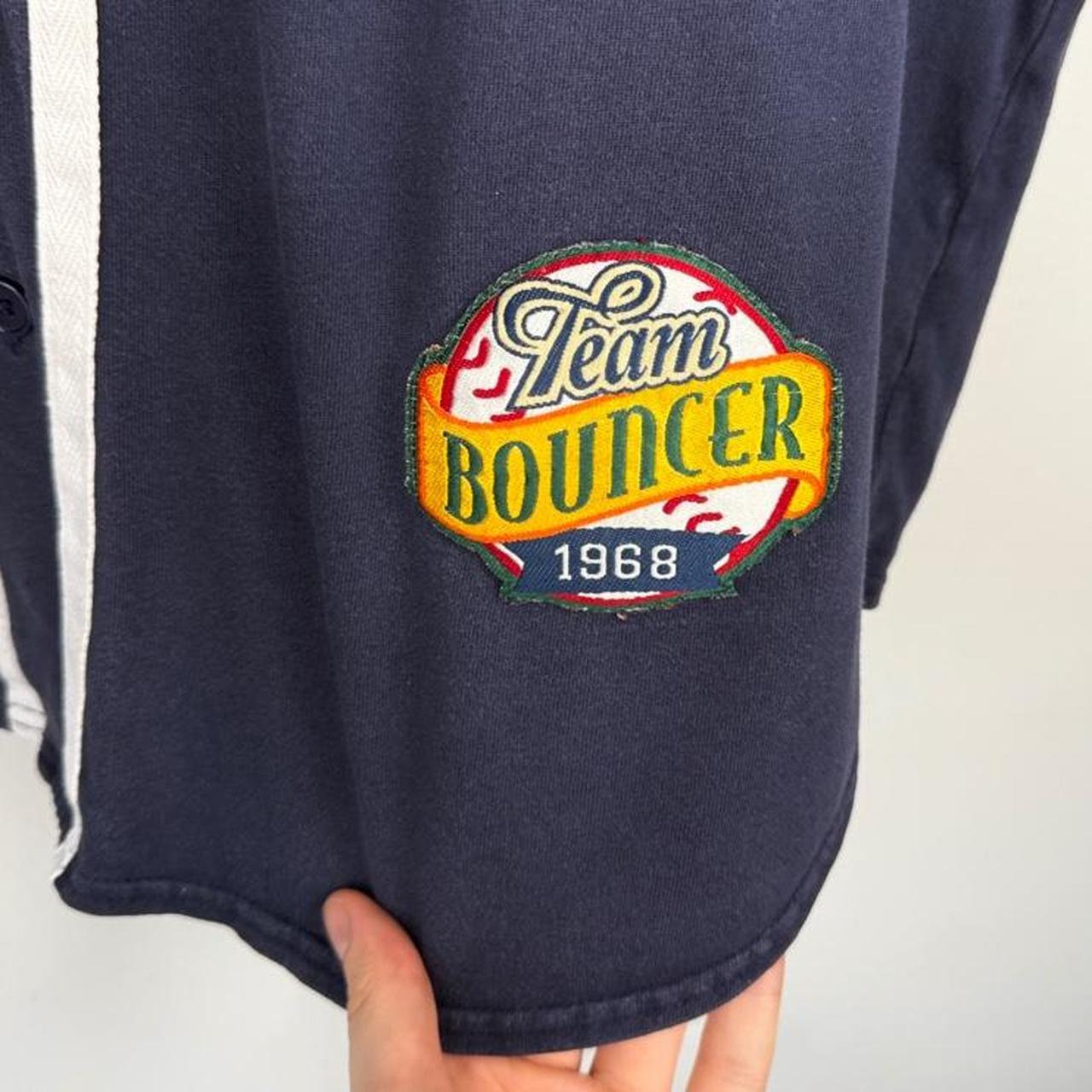 Vintage 00s Tigger Disney Store Embroidered Navy Blue Baseball Shirt (XL)